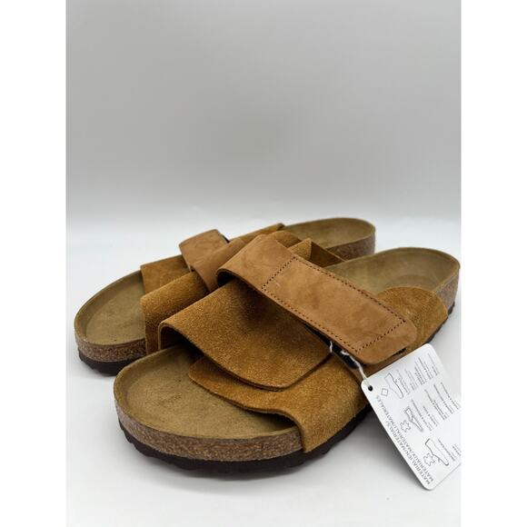 Birkenstock Kyoto Mink Nubuck Suede Leather Slides Men's Size 9 - Picture 9 of 16